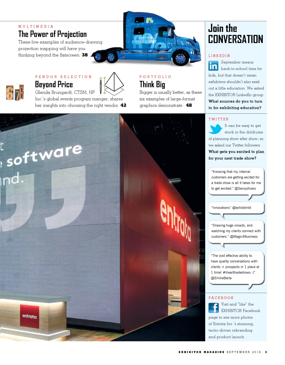 EXHIBITOR Magazine Preview Pages