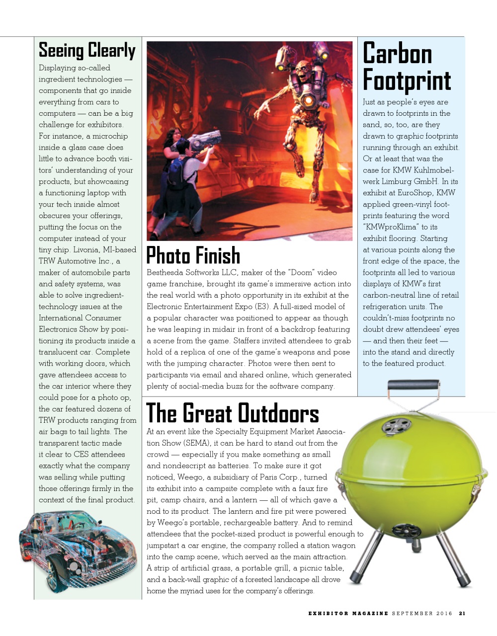 EXHIBITOR Magazine Preview Pages