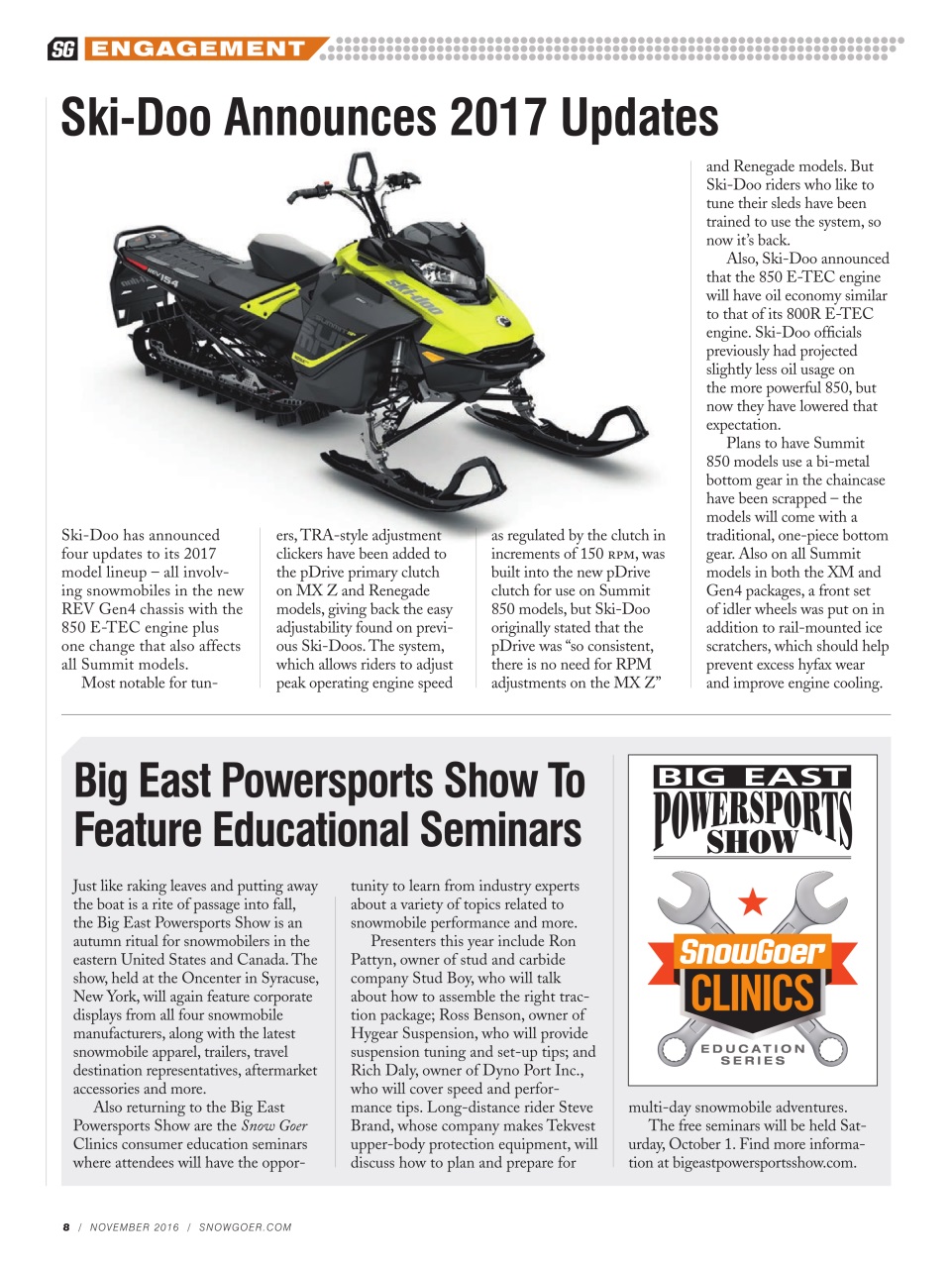 SnowGoer Preview Pages