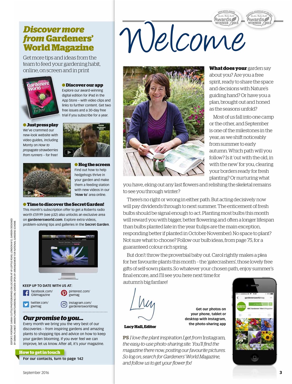 BBC Gardeners’ World Magazine Preview Pages