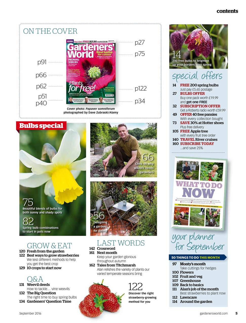 BBC Gardeners’ World Magazine Preview Pages