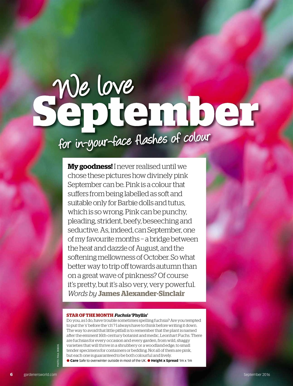 BBC Gardeners’ World Magazine Preview Pages
