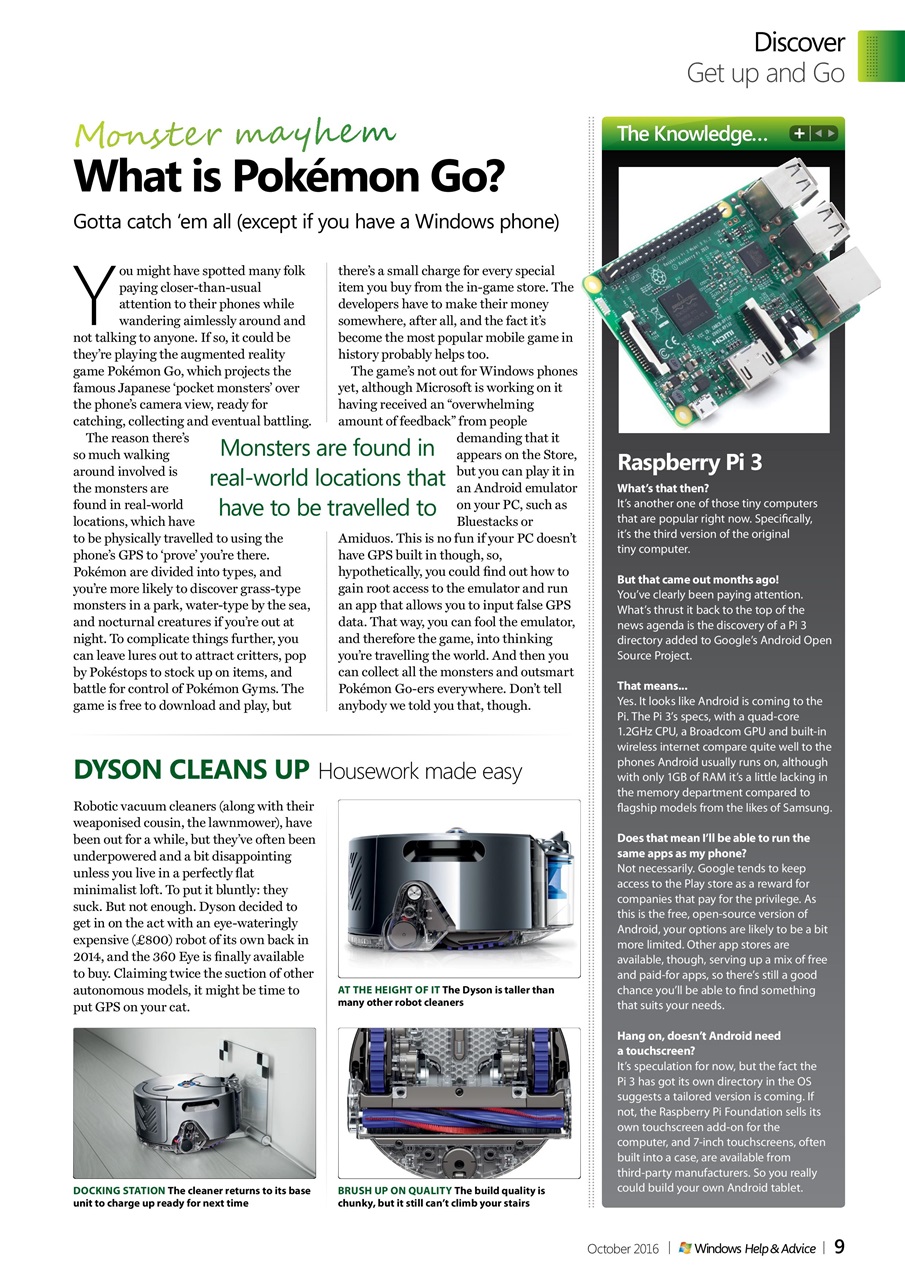 Windows Help & Advice Preview Pages