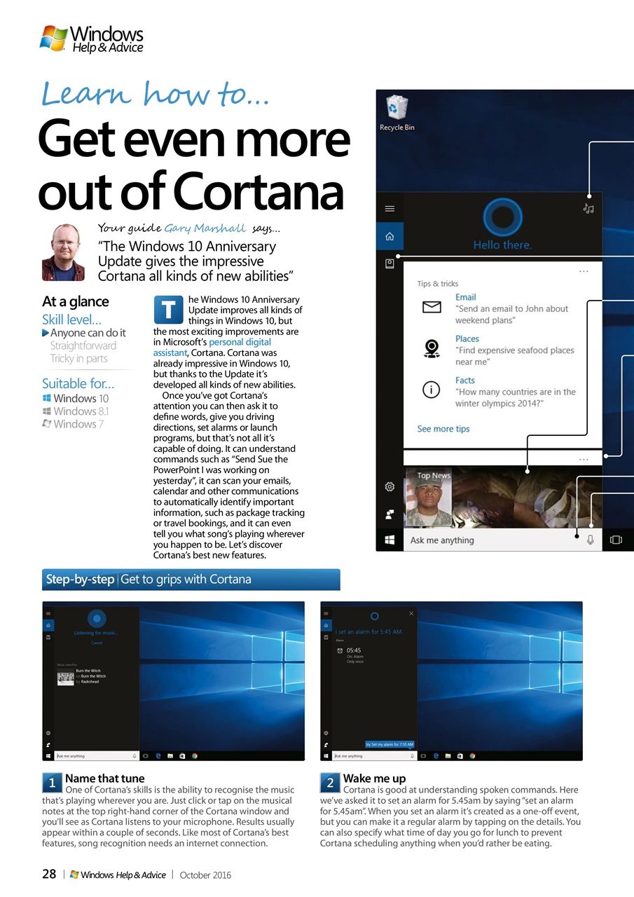 Windows Help & Advice Preview Pages