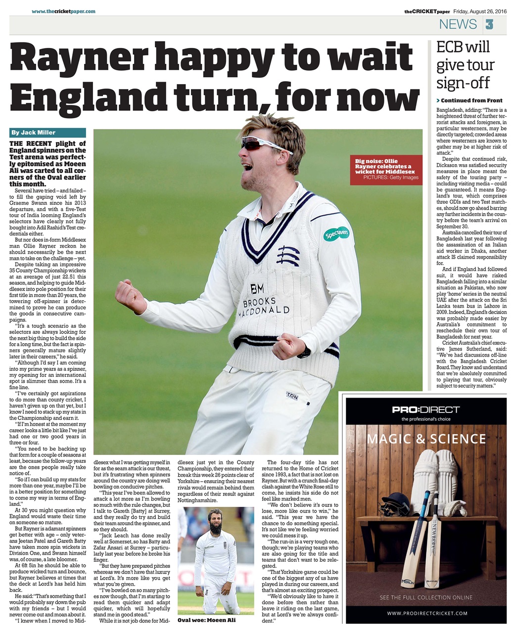 The Cricket Paper Preview Pages