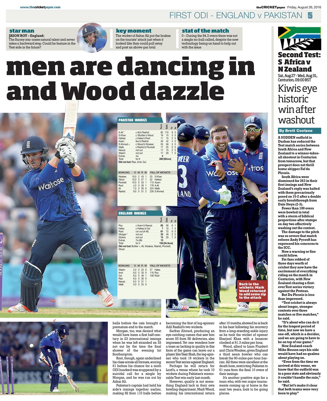 The Cricket Paper Preview Pages