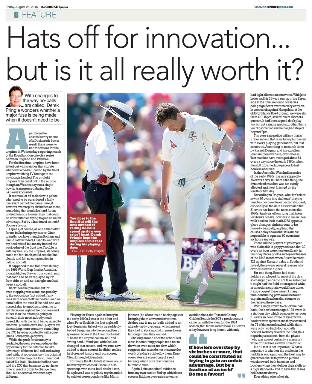 The Cricket Paper Preview Pages