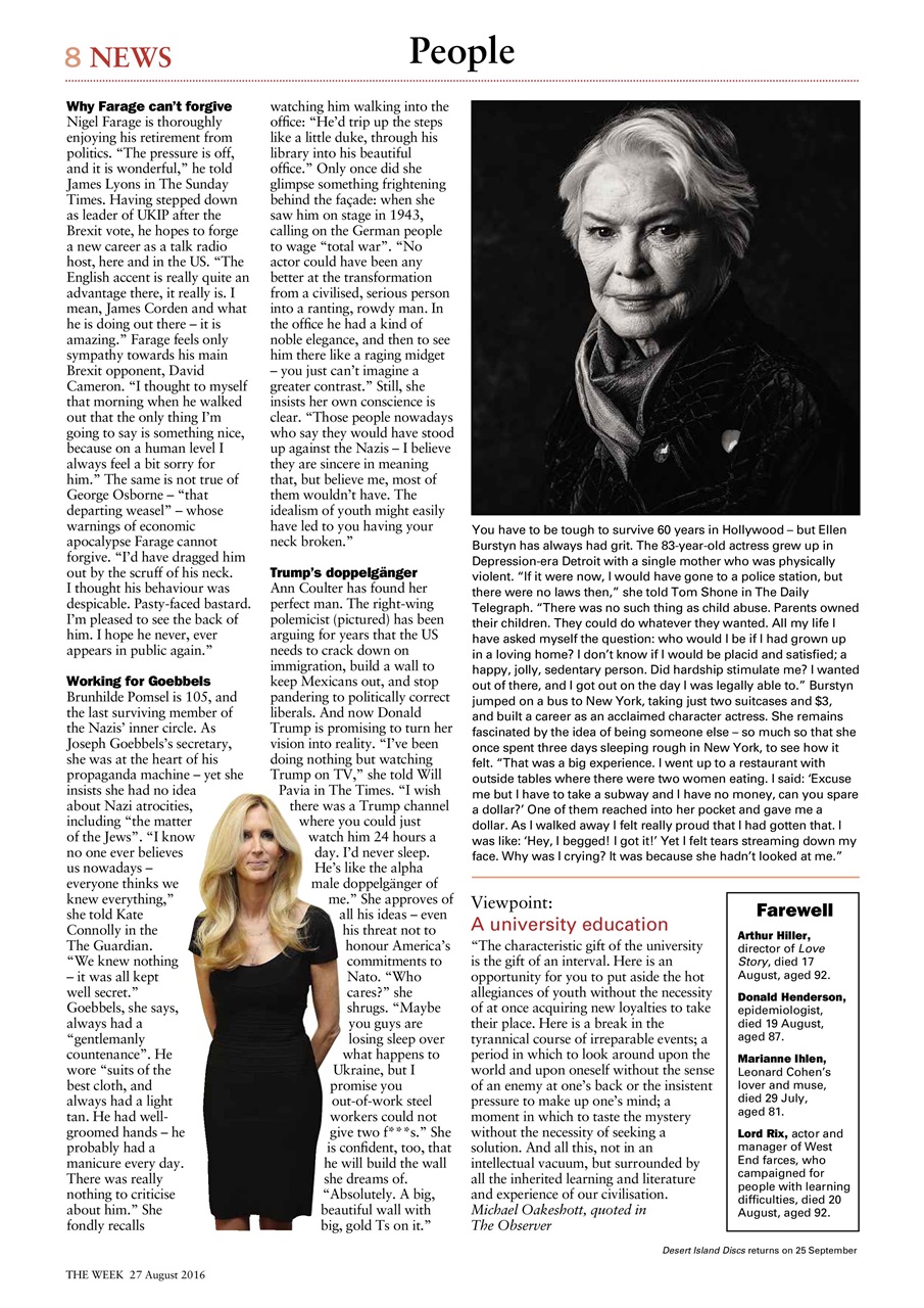 The Week Preview Pages