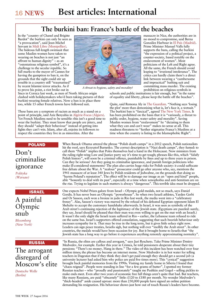 The Week Preview Pages