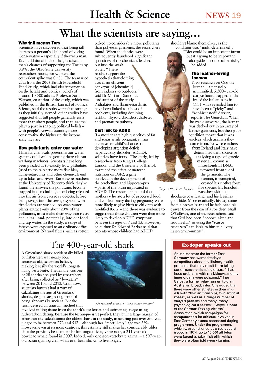 The Week Preview Pages