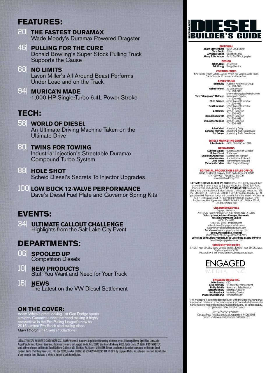 Ultimate Diesel Builders Guide Preview Pages