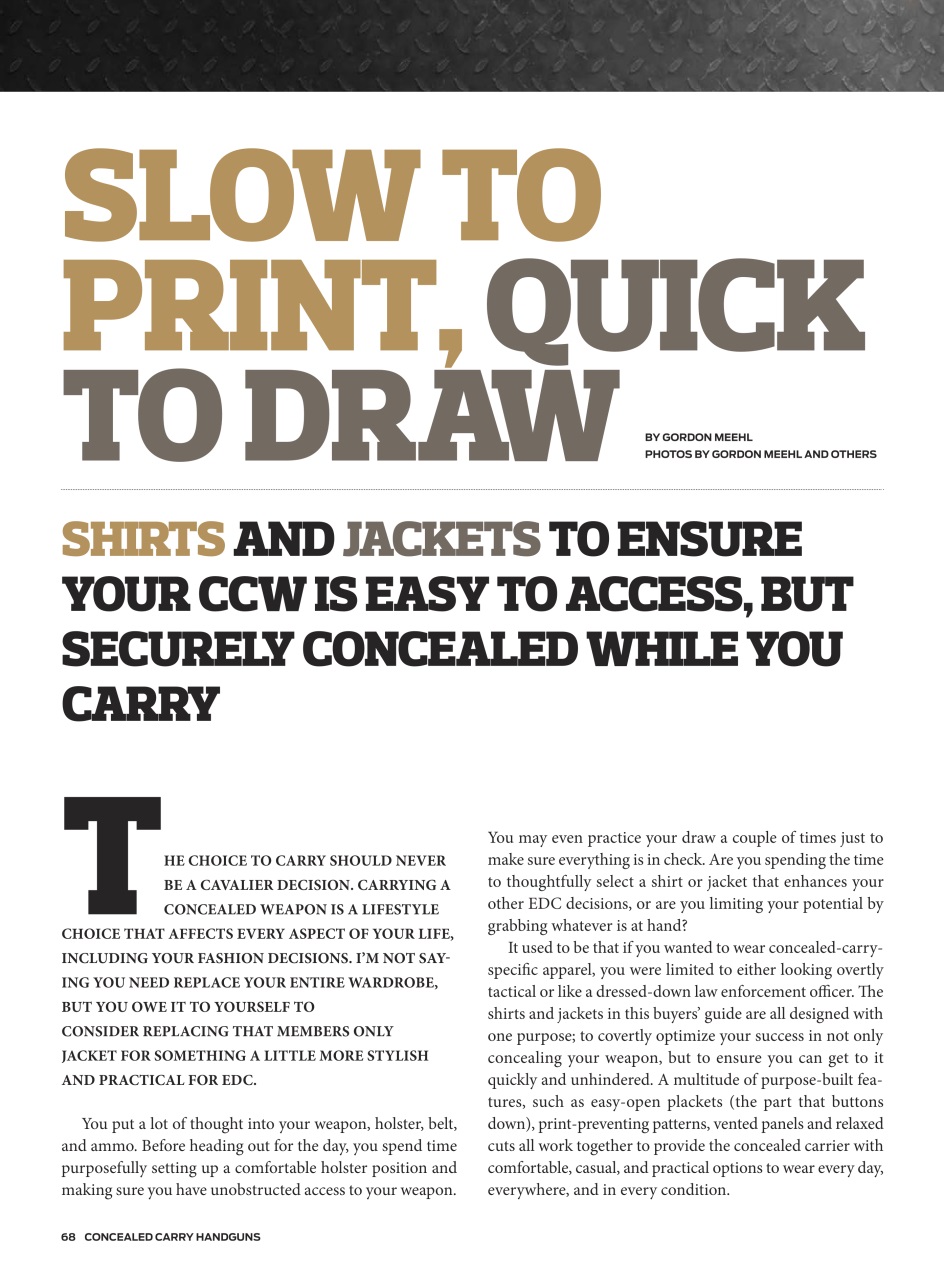 Concealed Carry Handguns Preview Pages