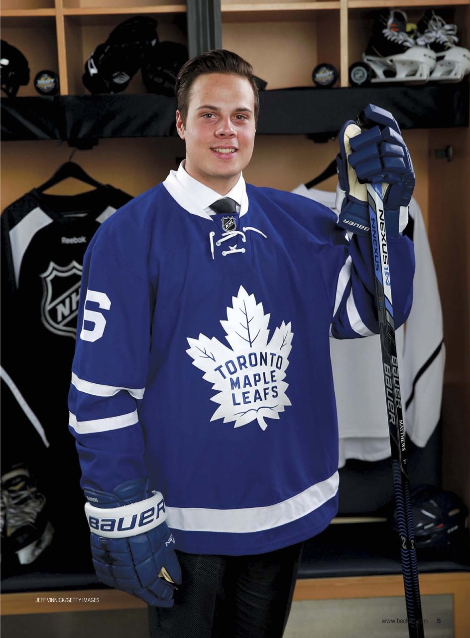Beckett Hockey Magazine Preview Pages