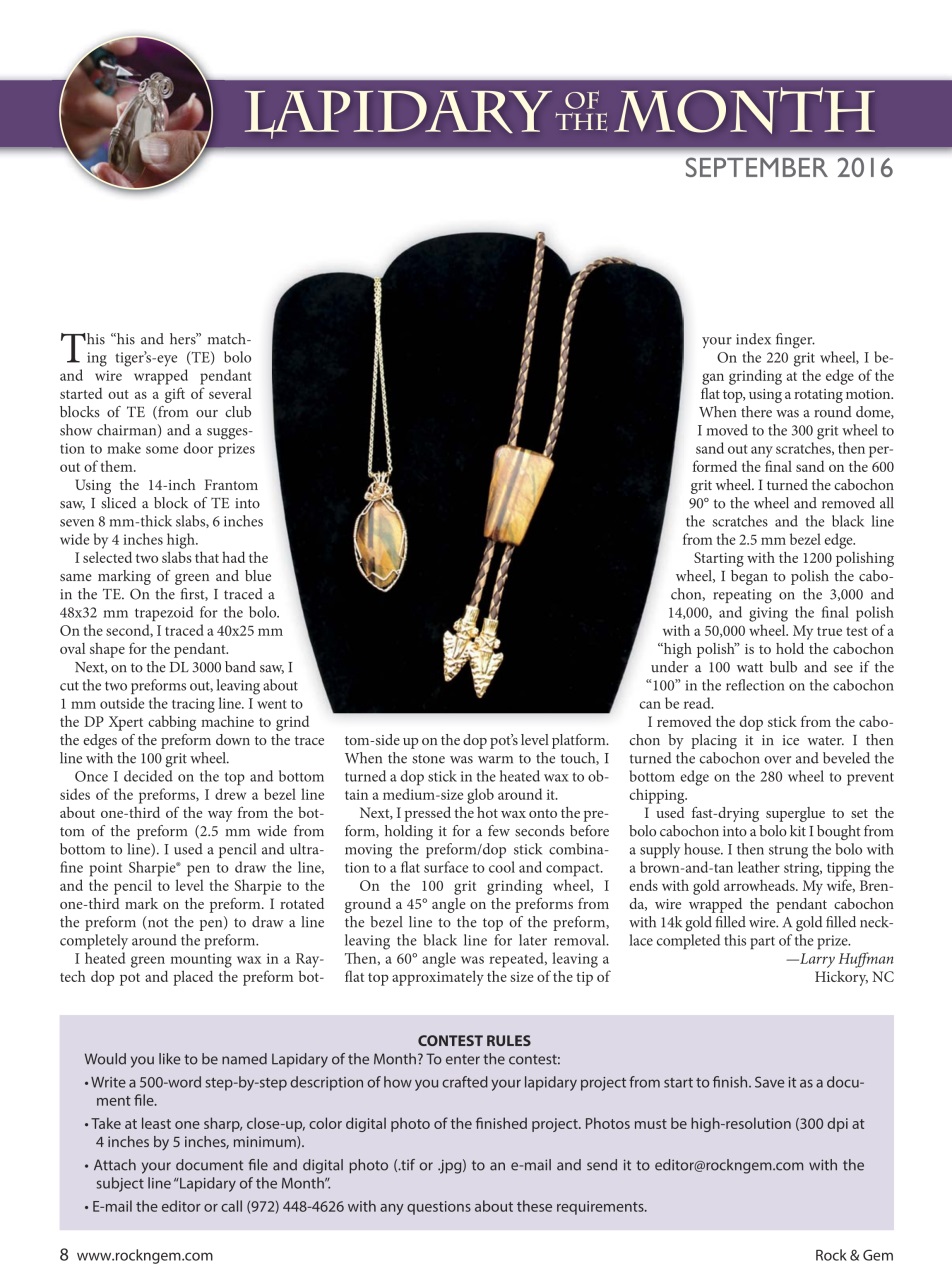 Rock&Gem Magazine Preview Pages