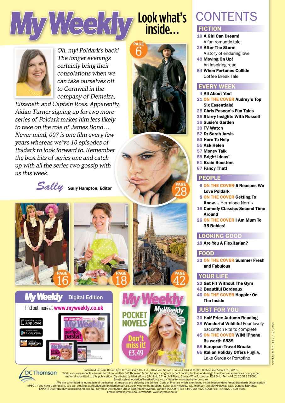 My Weekly Preview Pages