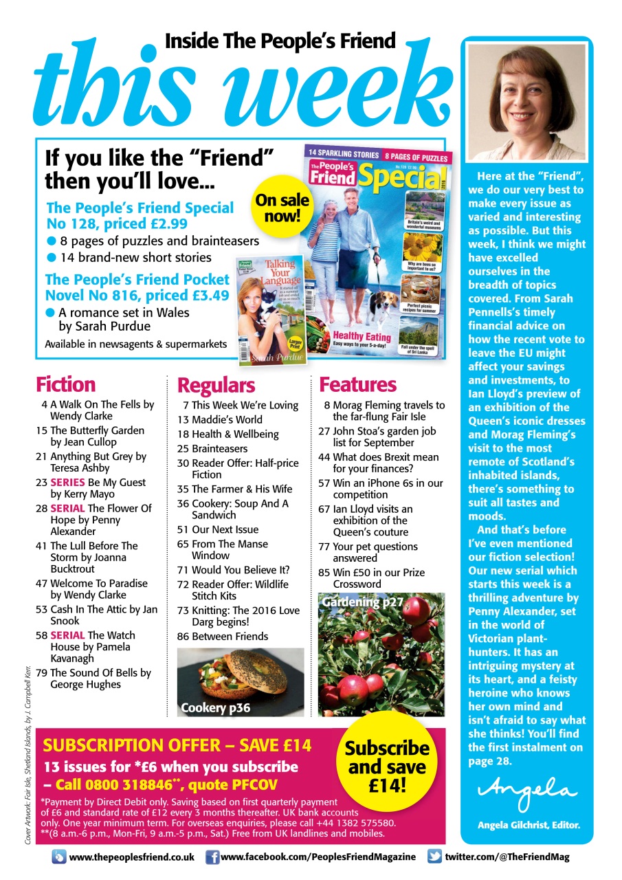 The People’s Friend Preview Pages