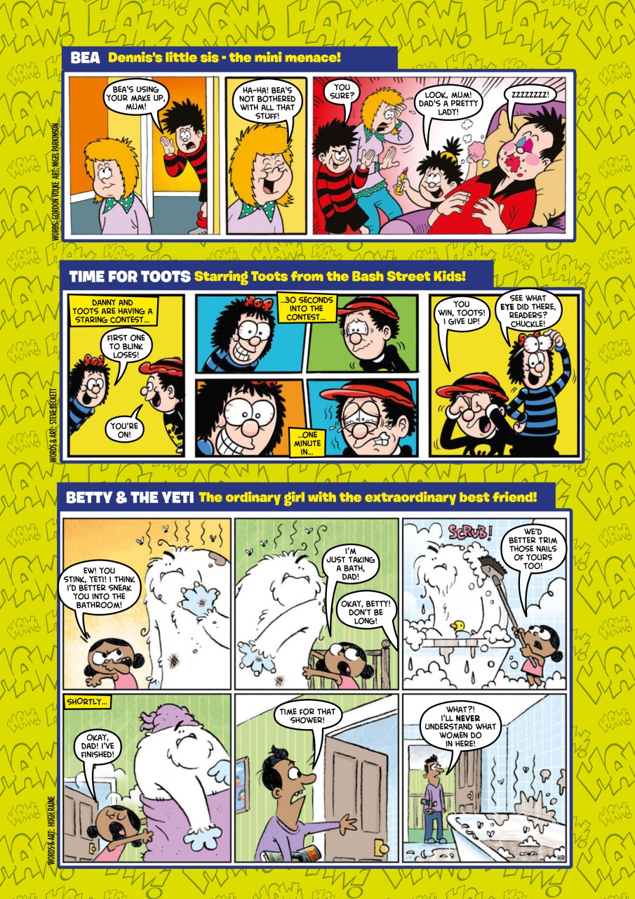 Beano Preview Pages