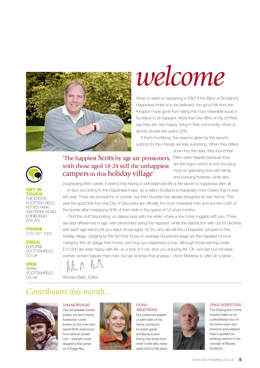 Scottish Field Preview Pages