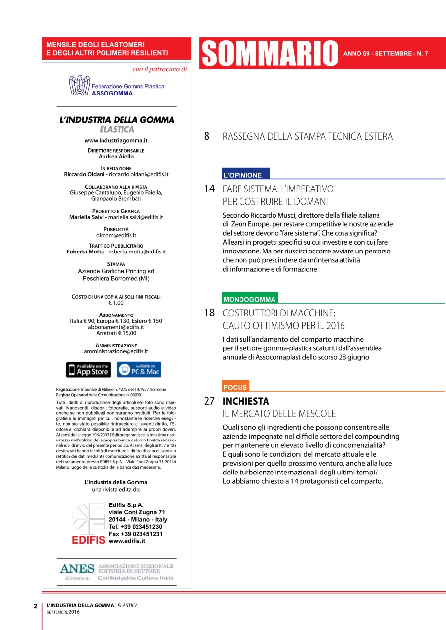 L’industria della Gomma Preview Pages