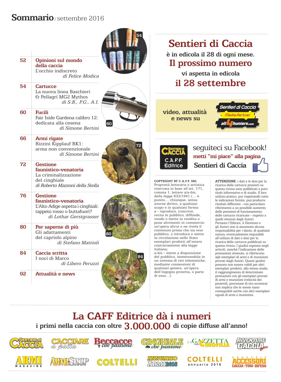 SENTIERI DI CACCIA Preview Pages