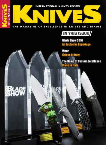 KNIVES INTERNATIONAL issue Agosto 2016