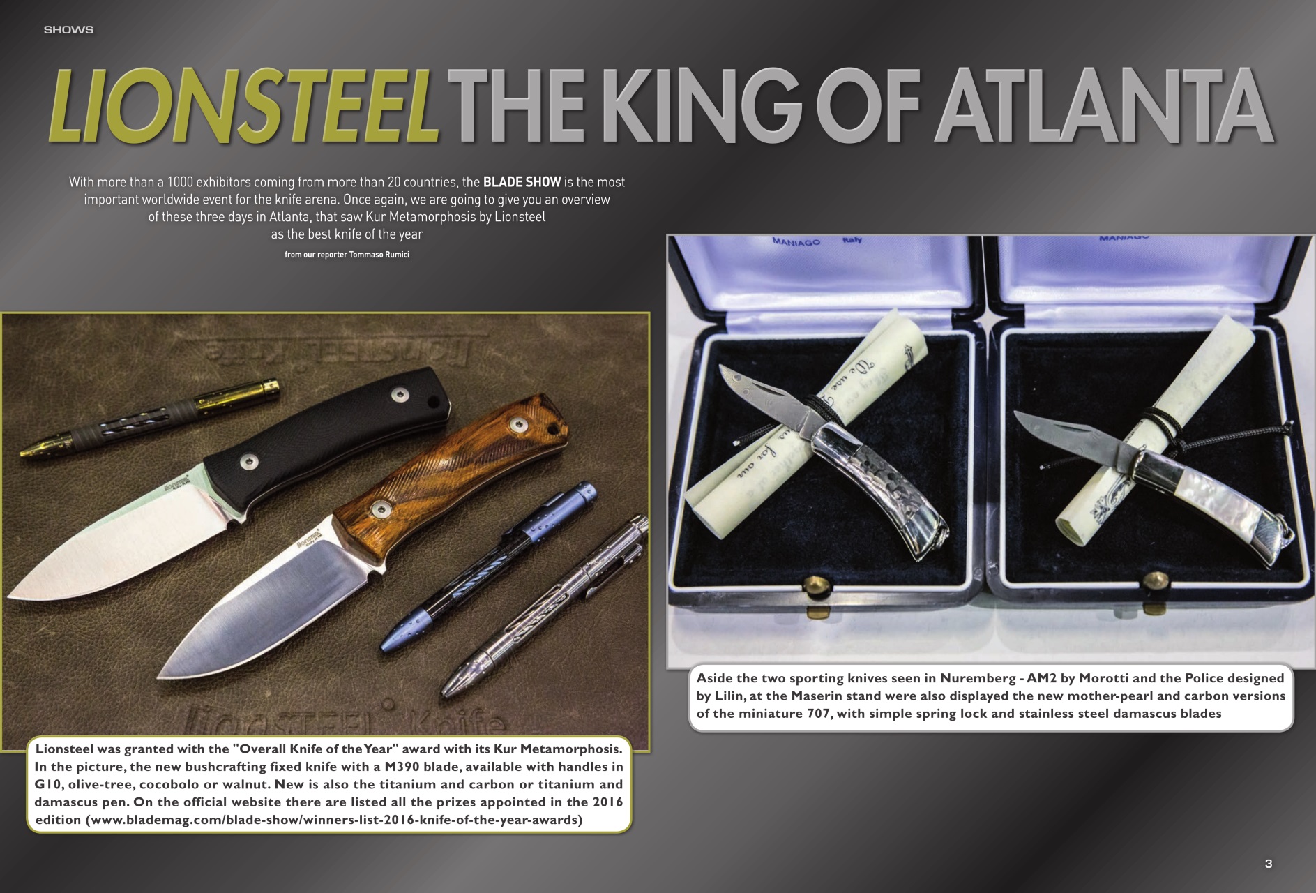 KNIVES INTERNATIONAL Preview Pages