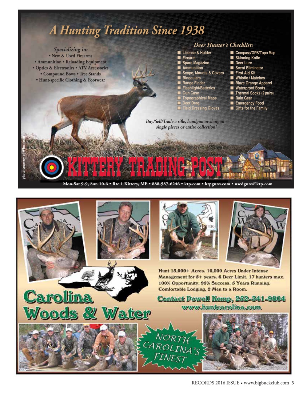 Northeast Big Bucks Preview Pages