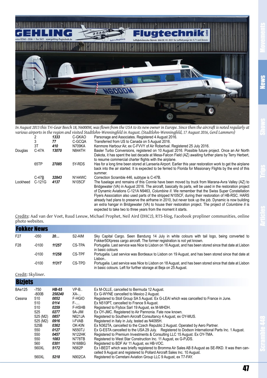 Scramble Magazine Preview Pages