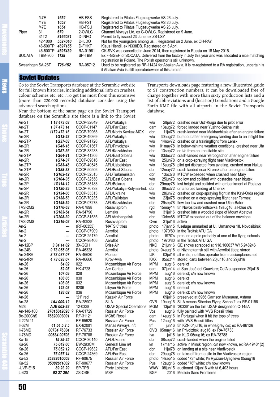Scramble Magazine Preview Pages