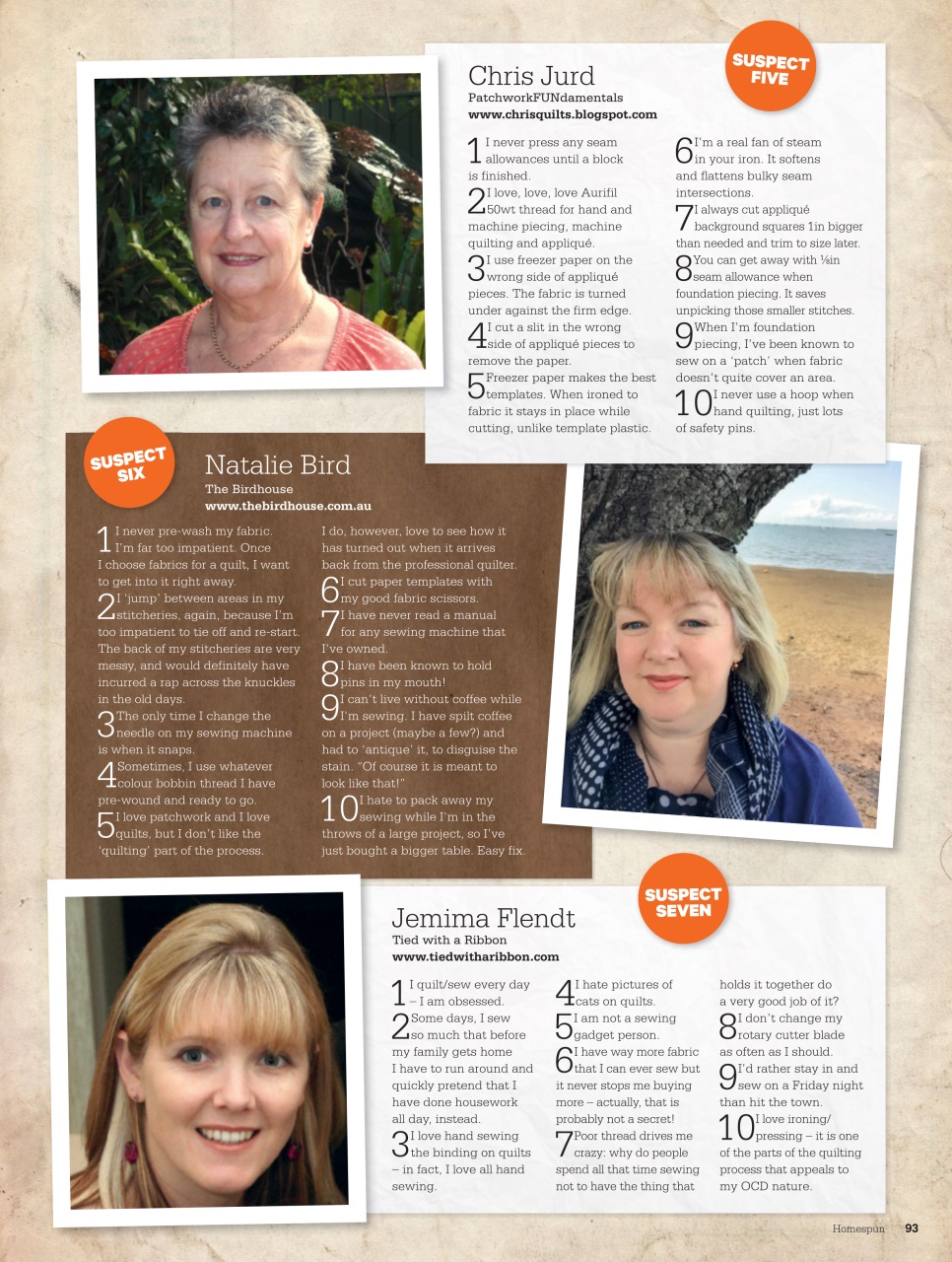 Homespun Preview Pages