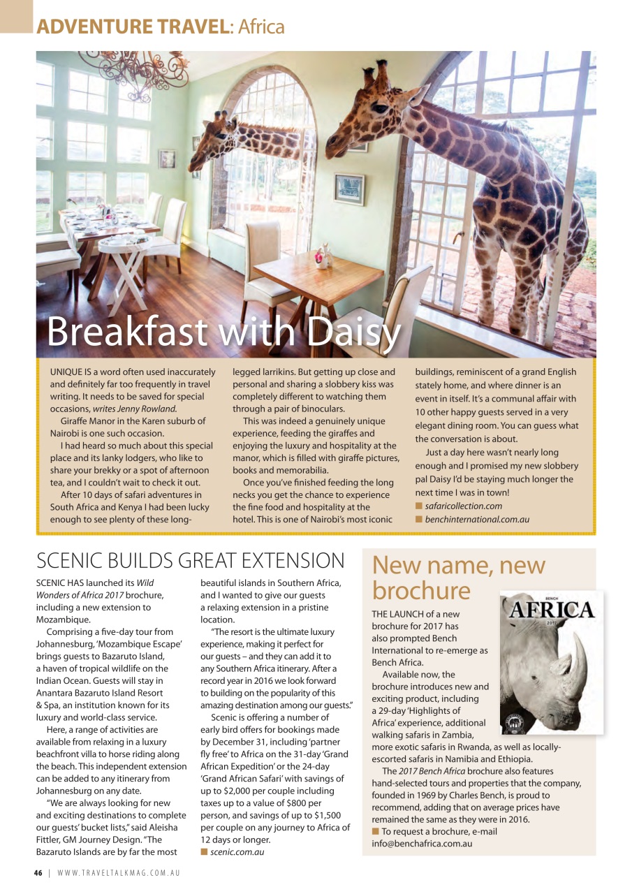 Traveltalk Preview Pages