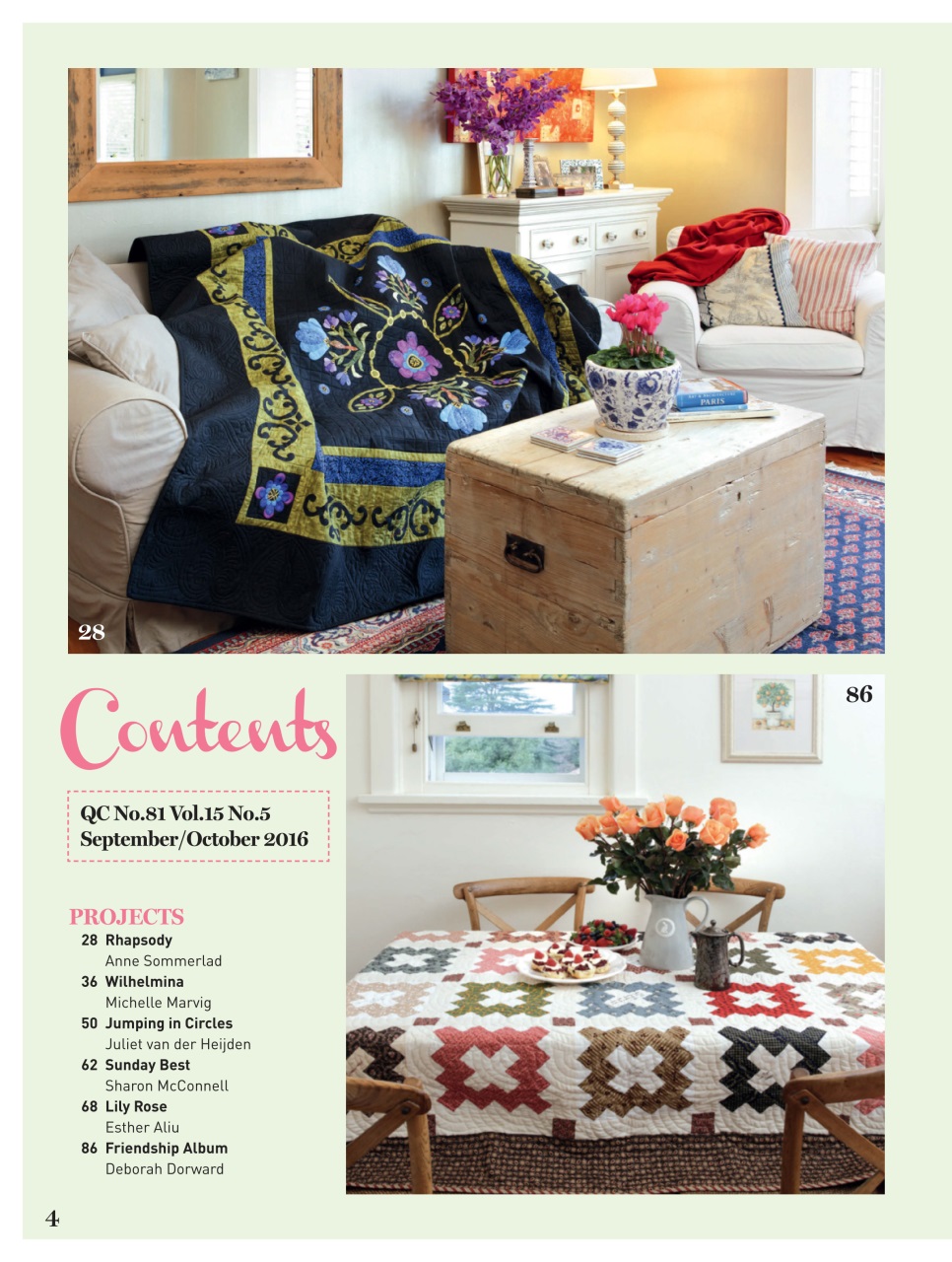 Quilters Companion Preview Pages