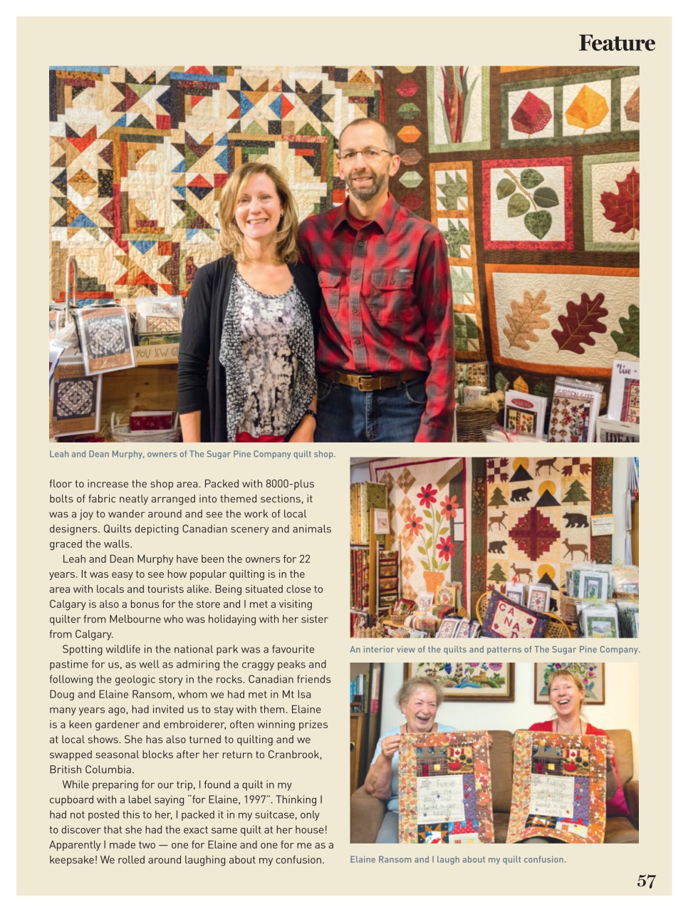 Quilters Companion Preview Pages