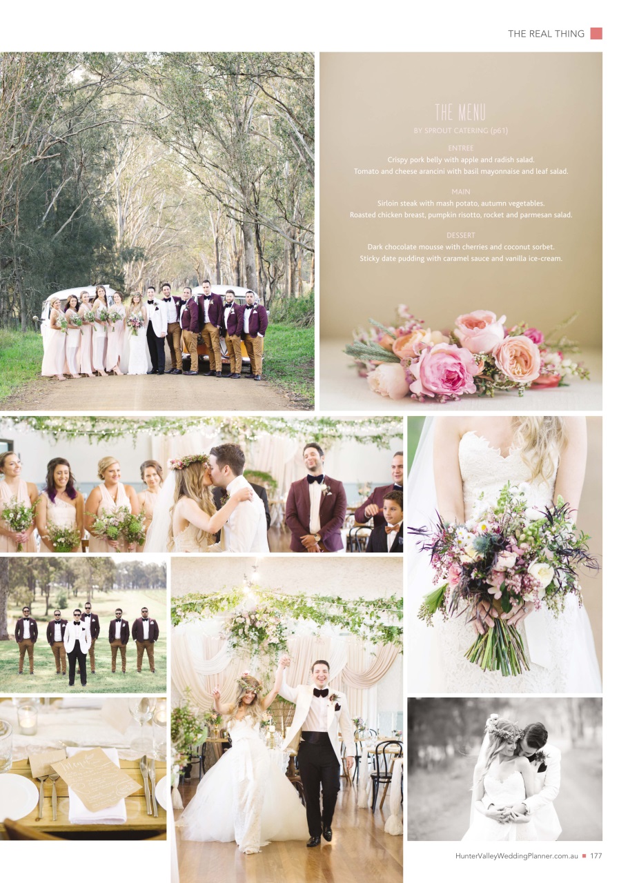 Hunter Valley Wedding Planner Preview Pages