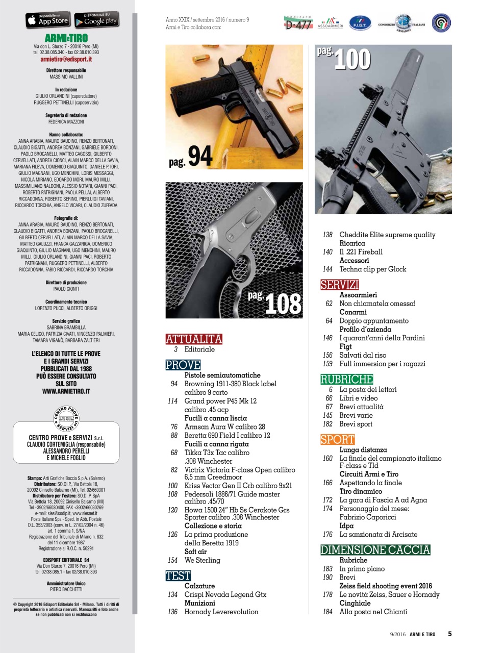 Armi E Tiro Preview Pages