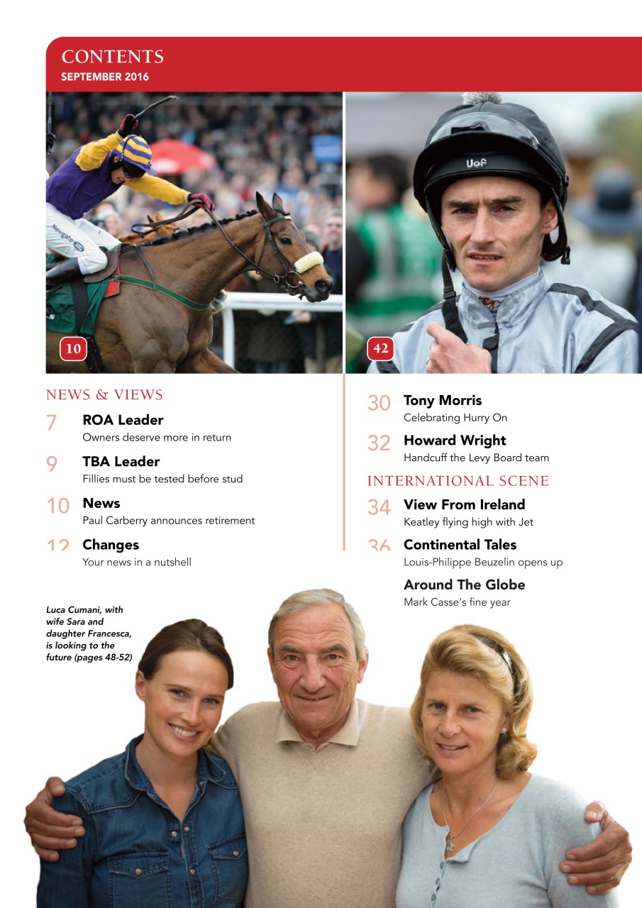 The Owner Breeder Preview Pages