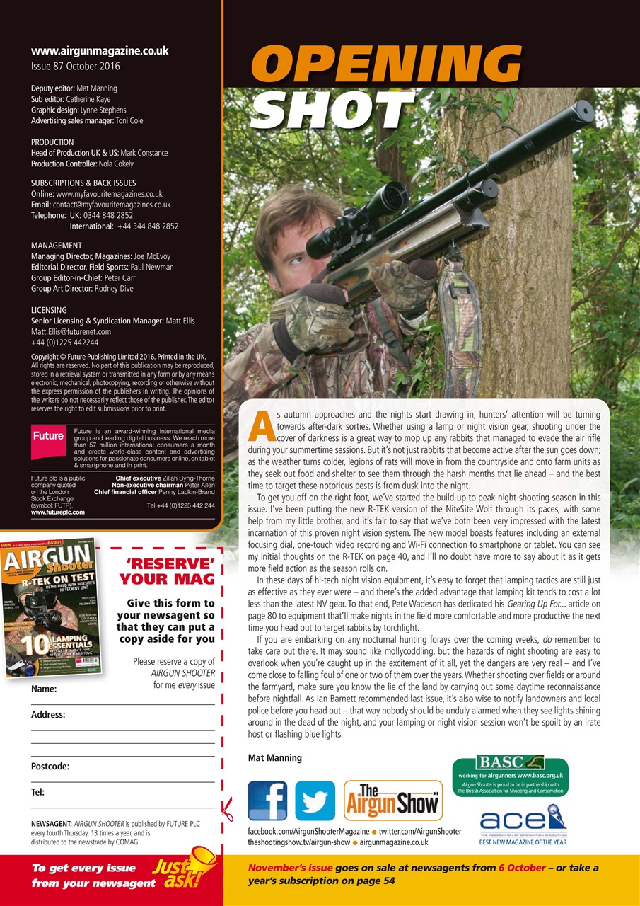 Airgun Shooter Preview Pages