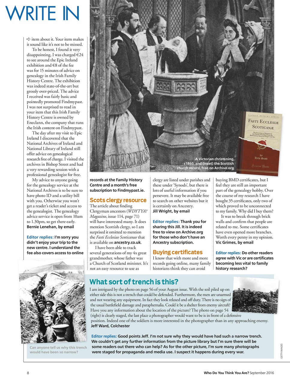 Who Do You Think You Are? Preview Pages