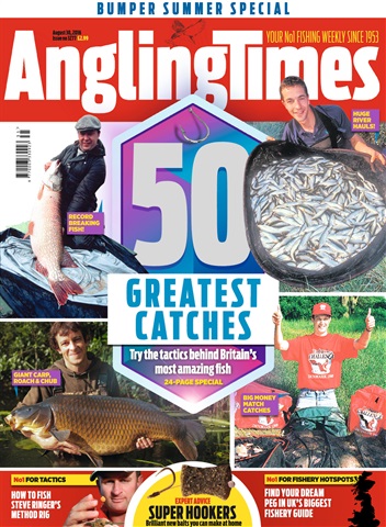 Angling Times issue 30th August 2016 Bumper Summer issue -