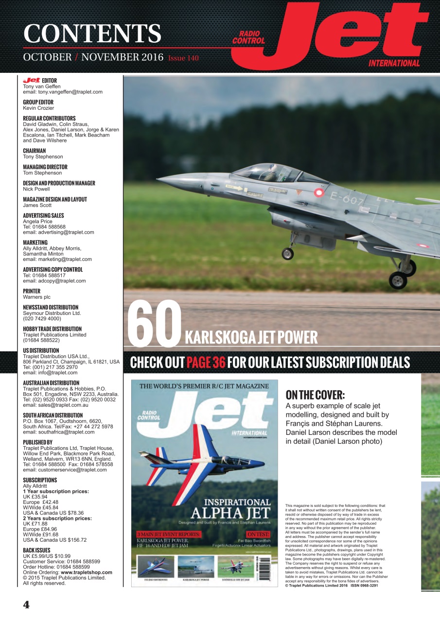 RC Jet International Preview Pages