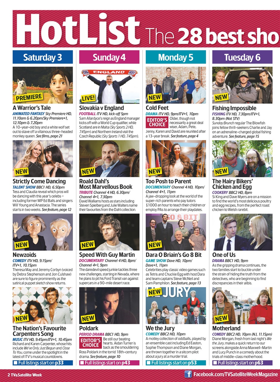 TV & Satellite Week Preview Pages