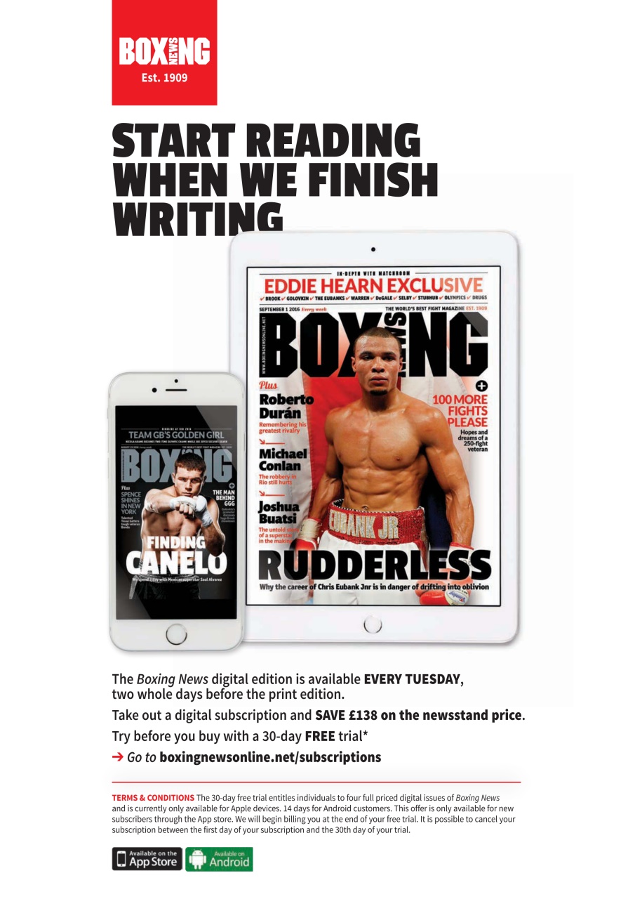 Boxing News Preview Pages