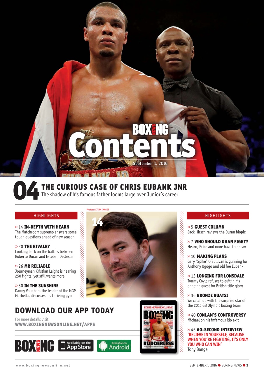 Boxing News Preview Pages