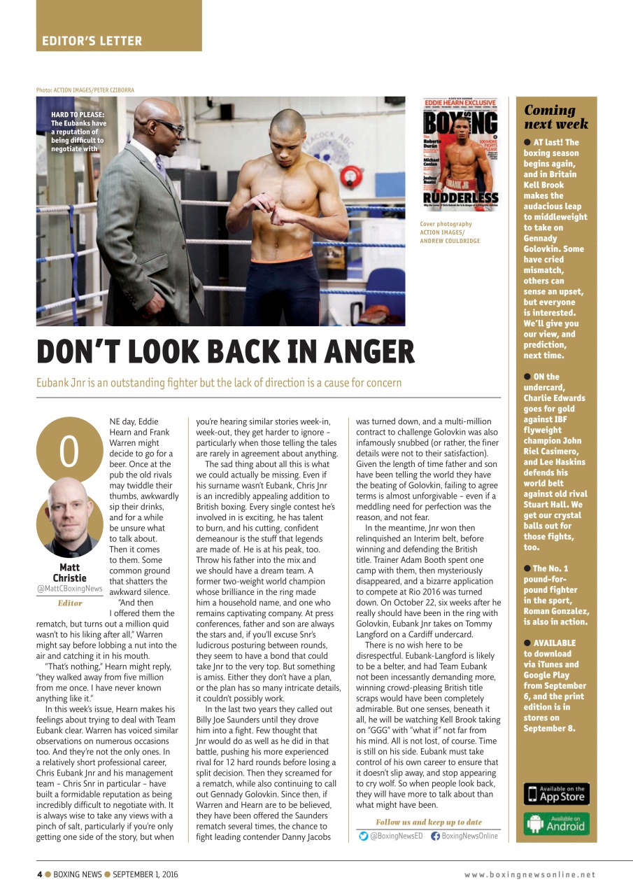 Boxing News Preview Pages
