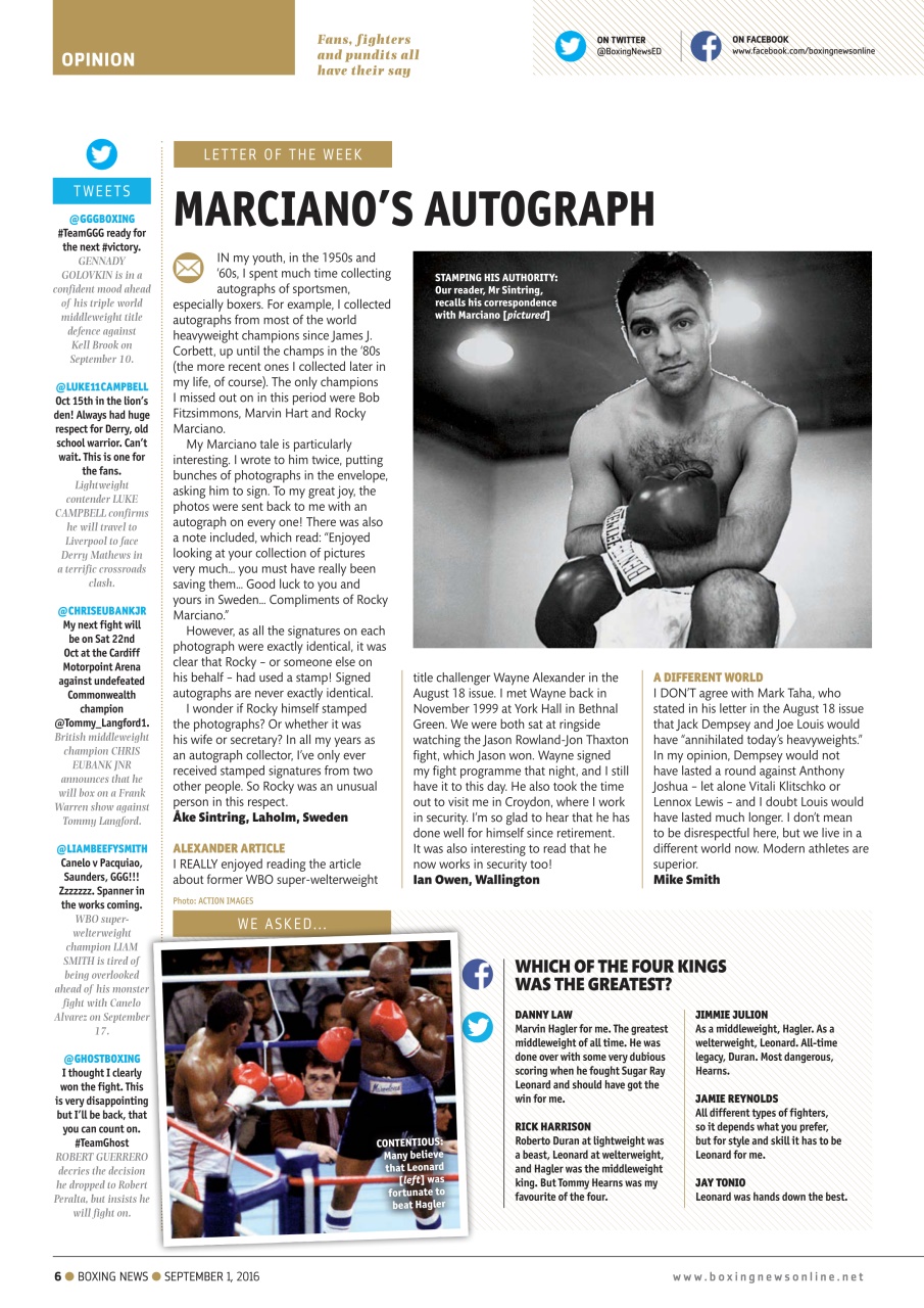 Boxing News Preview Pages