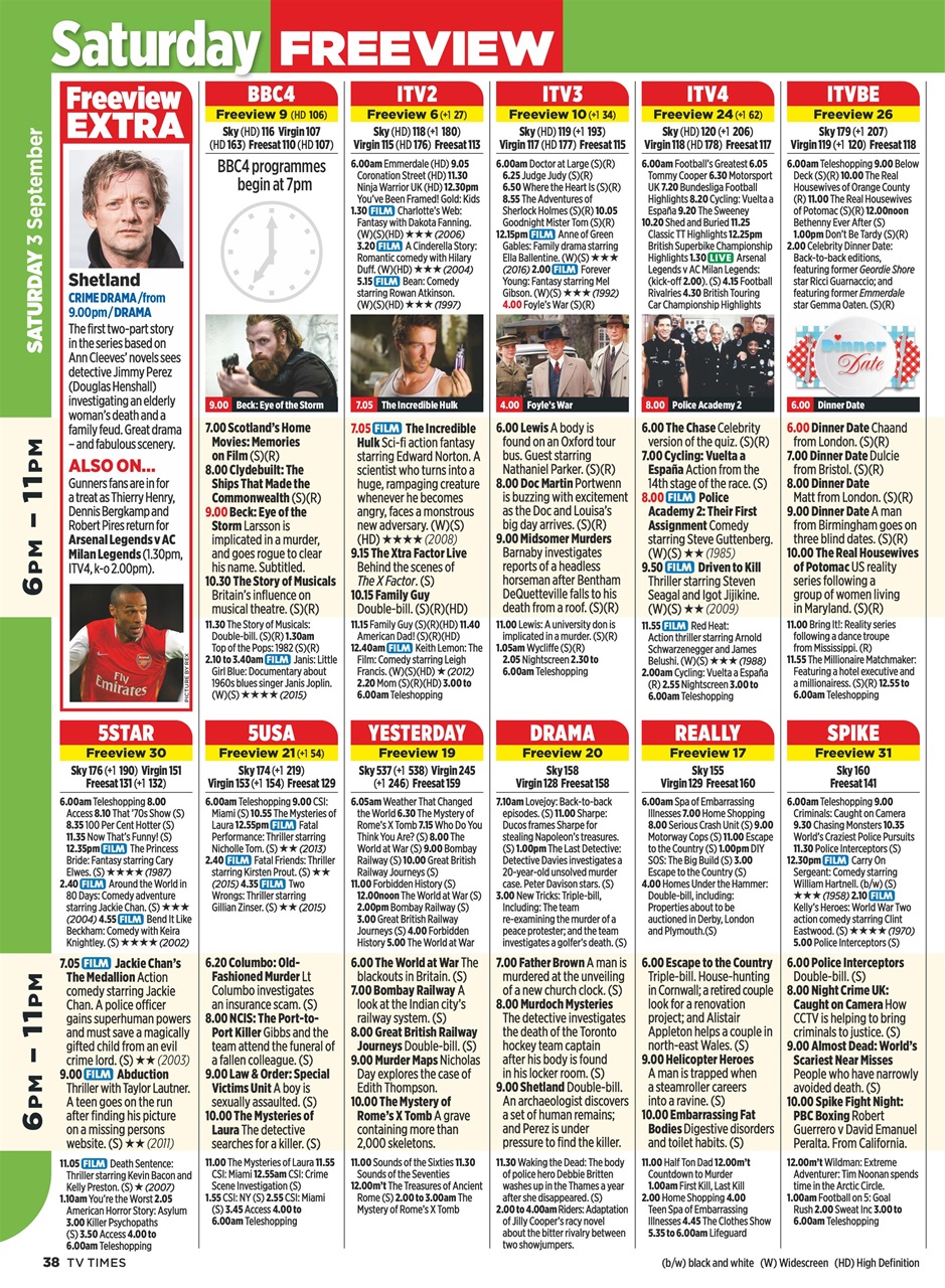 TV Times Preview Pages