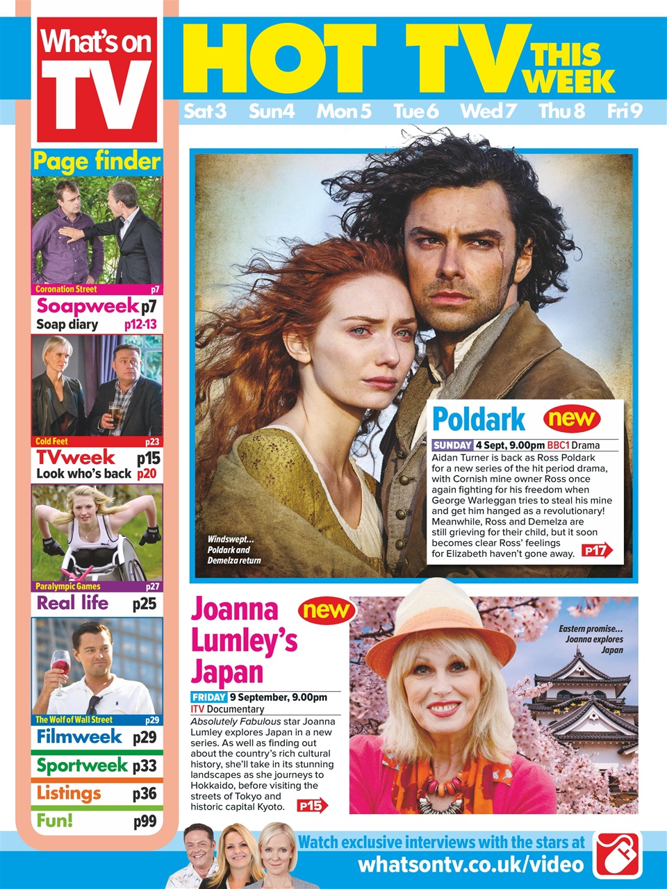 What's on TV Preview Pages