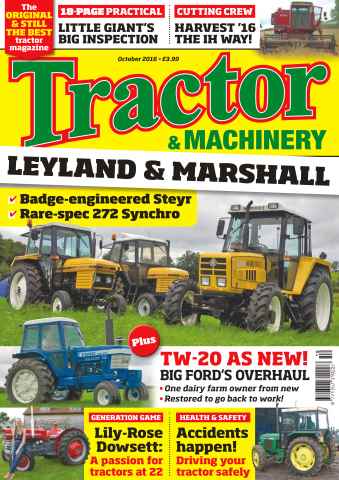 Tractor & Machinery issue Vol. 22 No. 12 Leyland & Marshall 