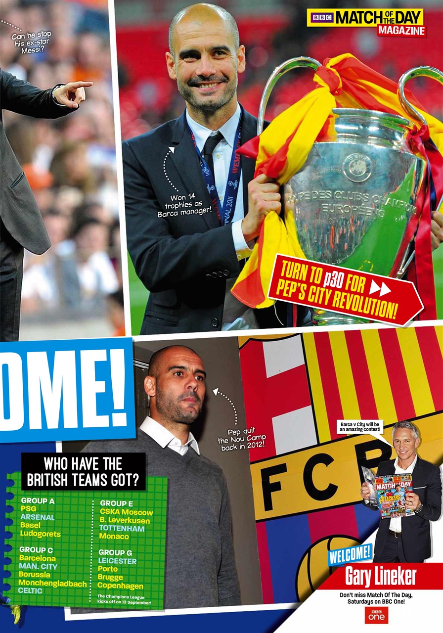 Match of the Day Preview Pages