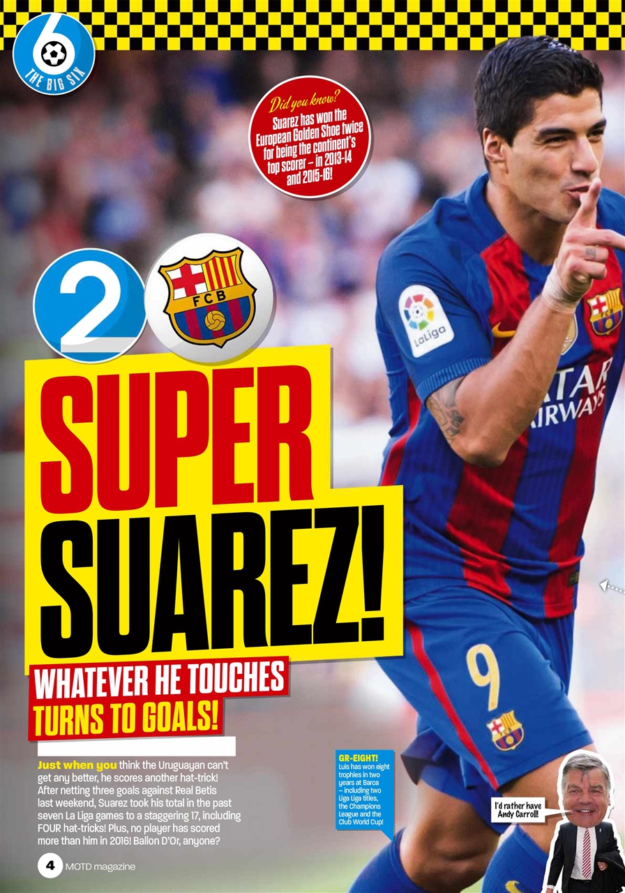 Match of the Day Preview Pages